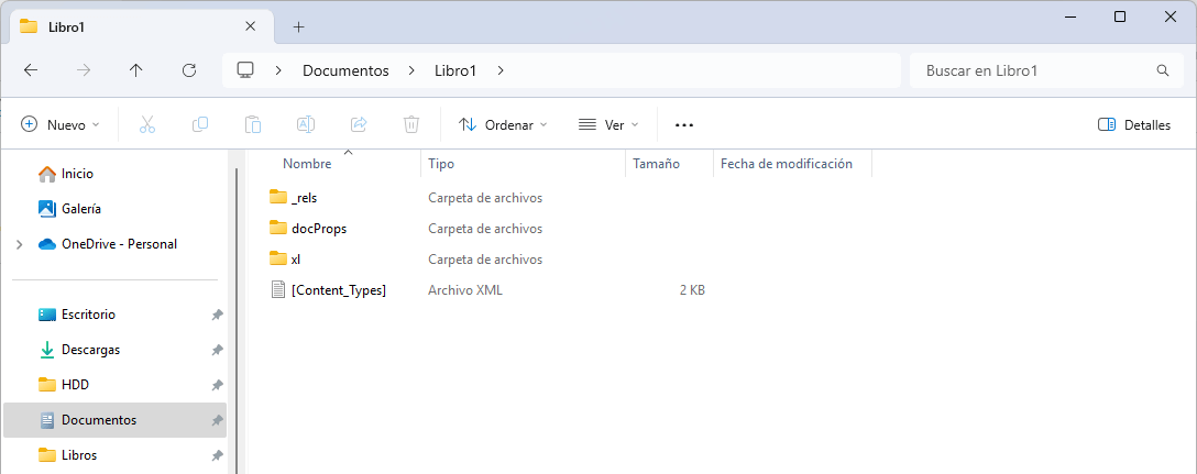 El formato de archivo Office Open XML