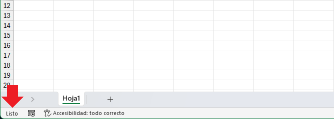 Modos de celda en Excel