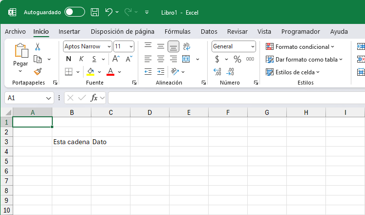 Limitando el desbordamiento de una cadena de texto en Excel